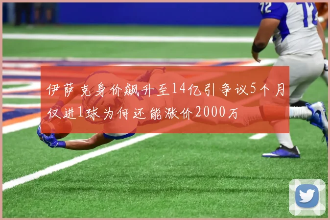伊萨克身价飙升至14亿引争议5个月仅进1球为何还能涨价2000万